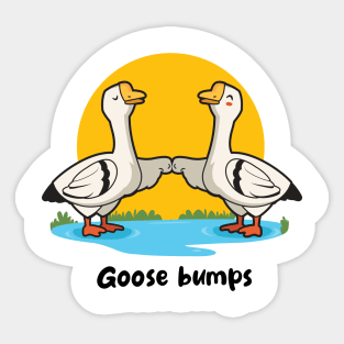 Goose bumps (on light colors) Sticker